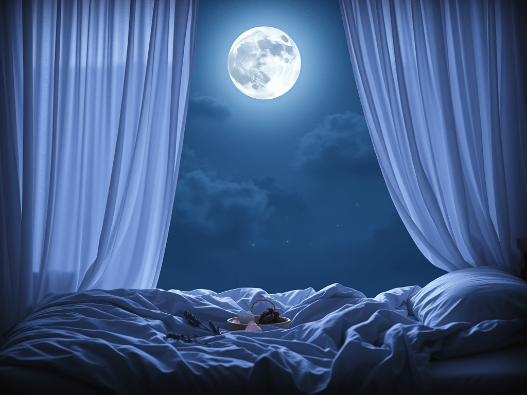 représente la pleine lune et son influence sur les rêves et l'interprétation des rêves