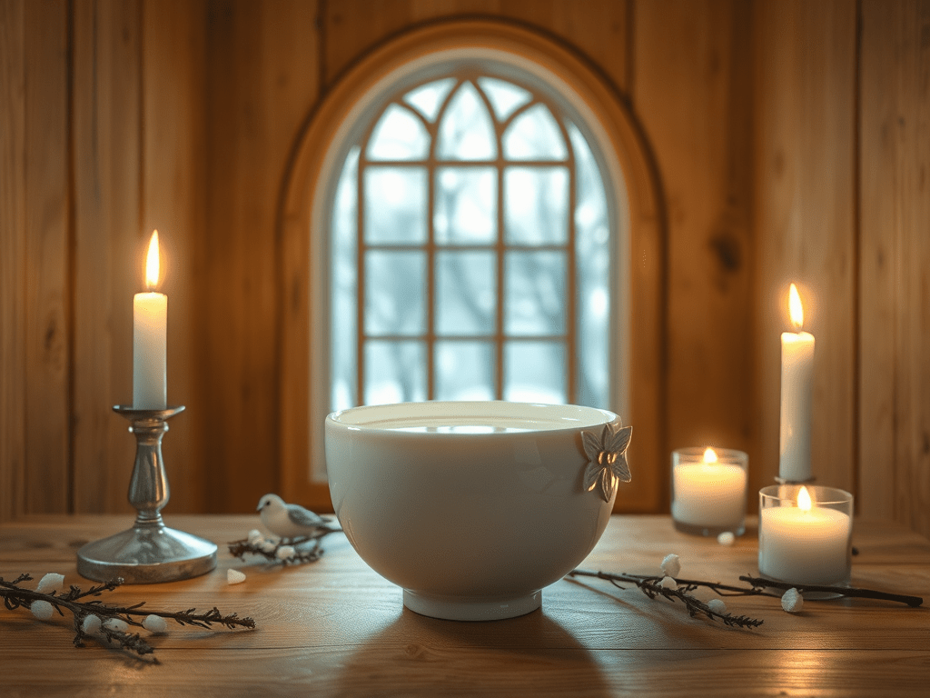 Le Rituel de Pureté d’Imbolc : Bénédiction par le Lait et l’Eau de&nbsp;Source